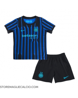 Inter Milan Maglia Gara Casa Repliche 2025-26 Bambino